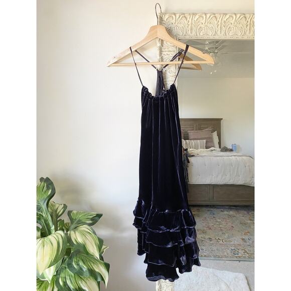 Marissa Webb Everleigh Velvet Mini Dress - Picture 2 of 8